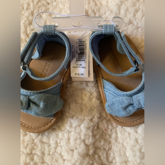 Old Navy Denim Infant Sandals Brand New - Picture 2 of 4